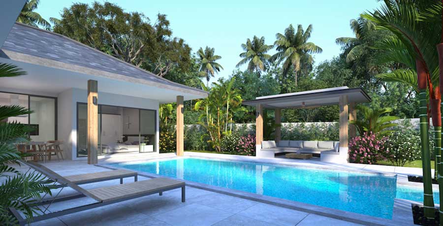 Contemporary Tropical 2,3 & 4-Bed Pool Villas, Maenam